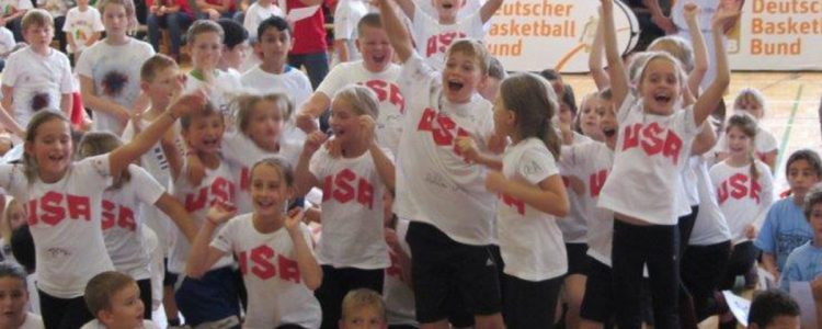 Basketball - Grundschul - Weltmeisterschaft in Gießen